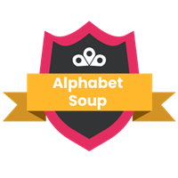 Alphabet Soup Badge