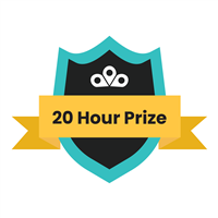 20 Hour Reading Prize Badge